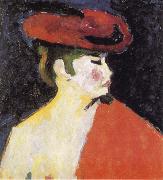 Alexei Jawlensky The Red Shawl oil painting reproduction